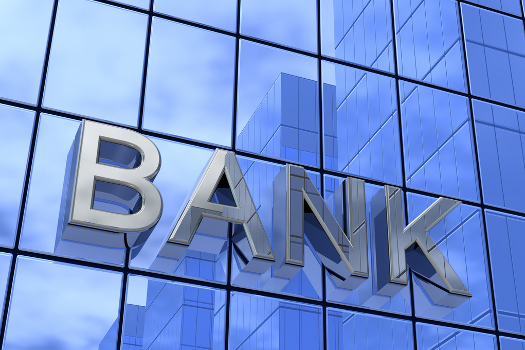 Abbildung Bankfassade als Symbol für die Finanzdienstleistungs-Branche