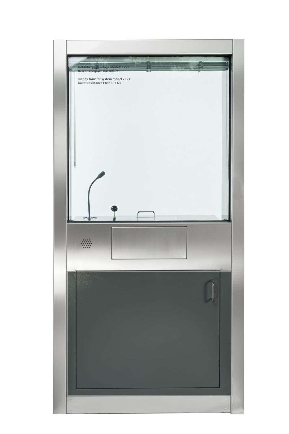 Komplettelement Modell 7553 H / 7553 H F90 mit Kofferschleuse, geschlossene Tür